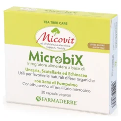 Farmaderbe Micovit Microbix 30 Capsule - Integratore Contro Infezioni Batteriche