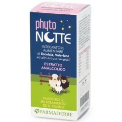 Farmaderbe Phyto Notte Estratto Analcolico Integratore 50 ml - Integratore Riposo Notturno