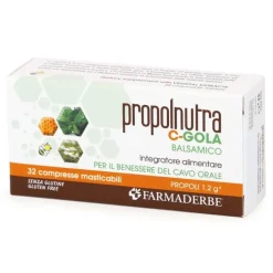 Farmaderbe Propolnutra C Gola 32 Compresse - Integratore Alimentare