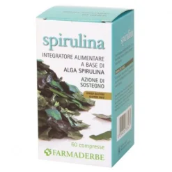 Farmaderbe Spirulina 60 Compresse - Integratore Alimentare