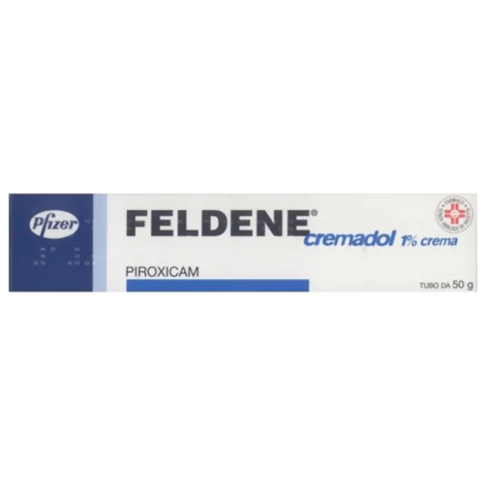 Feldene Cremadol 1% Piroxicam Dolori Articolari Crema 50 grammi