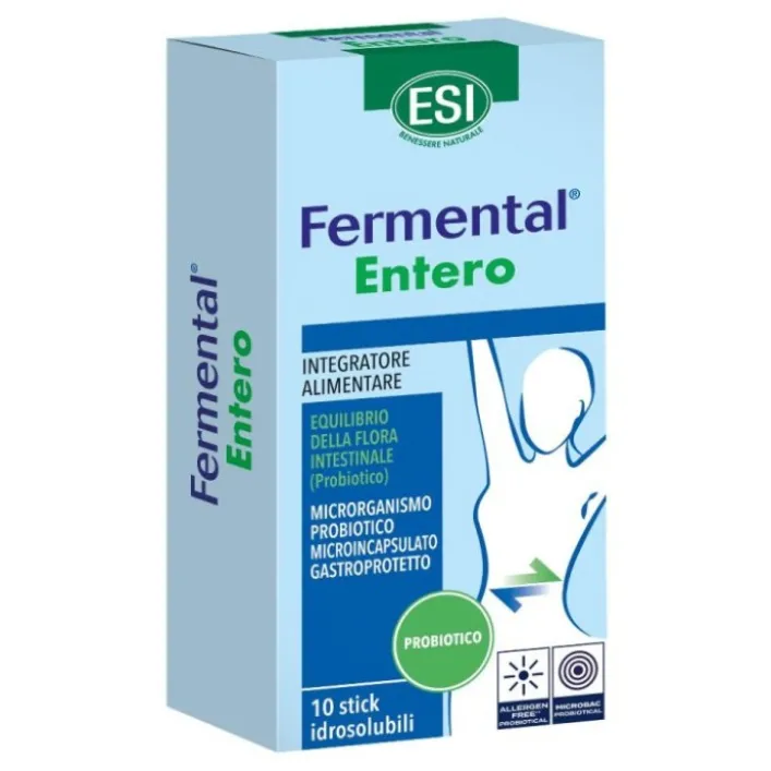 Fermental Entero 10 Stick - Integratore Equilibrio Flora Intestinale