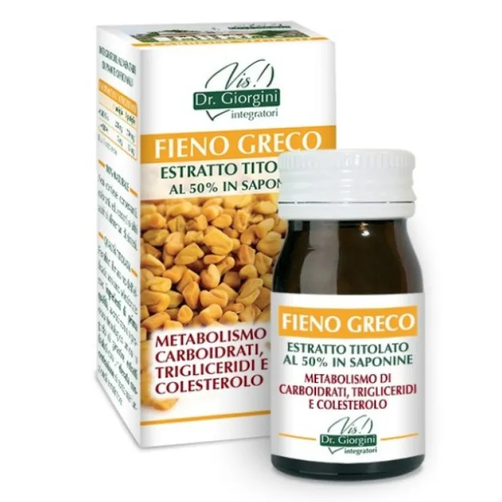 Fieno Greco Estratto Titolato Dr. Giorgini 60 Pastiglie - Integratore Controllo Colesterolo