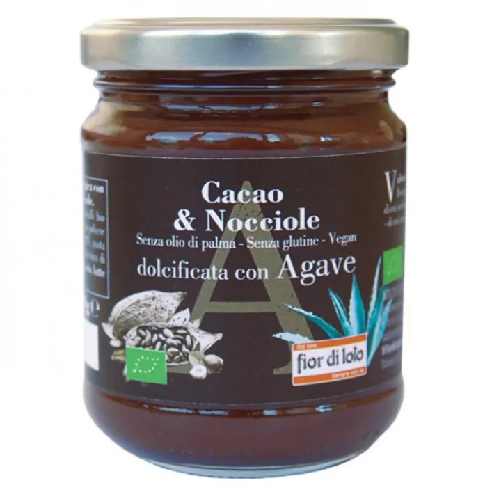 Fior Di Loto Crema Spalmabile Cacao e Nocciole 200 grammi