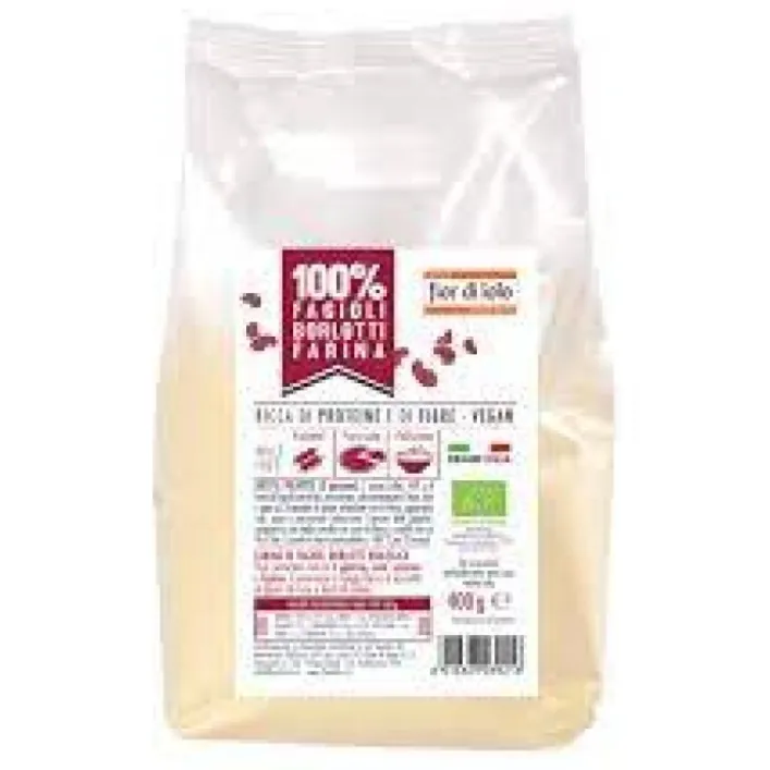 Fior Di Loto Farina Fagioli Borlotti 400 grammi