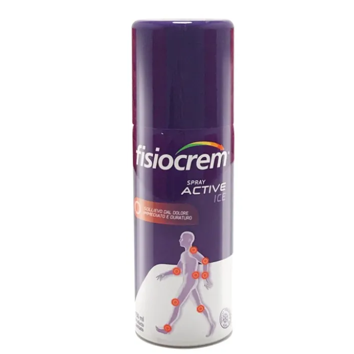 Fisiocrem Spray Active Ice 150 ml - Dolori Muscolari e Articolari