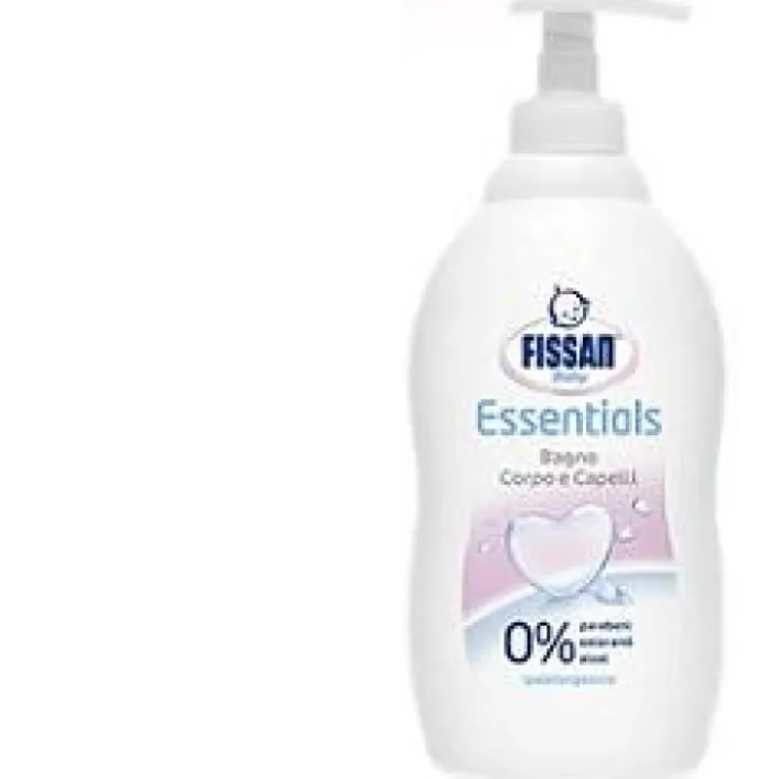 Fissan Baby Essentials Bagno Corpo e Capelli Detergente Neonati e Bambini 400 ml