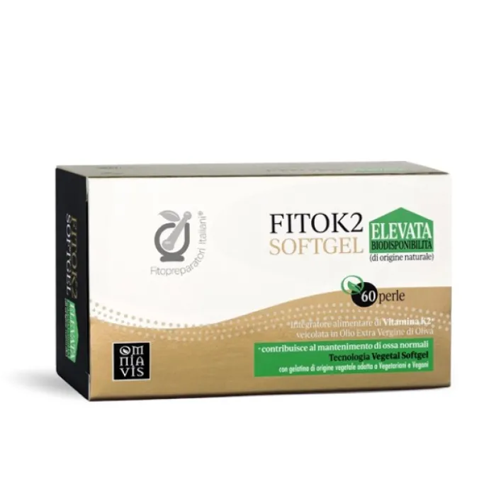 FitoK2 60 Perle Vegan Softgel - Integratore Benessere Ossa