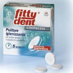 Fittydent Comprex 32 Compresse Effervescenti Igienizzanti Protesi Dentali