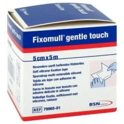 Fixomull Gentle Touch Benda di Fissaggio Ritagliabile 5 m x 5 cm