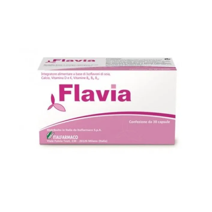 Flavia 30 Capsule Molli - Integratore Menopausa