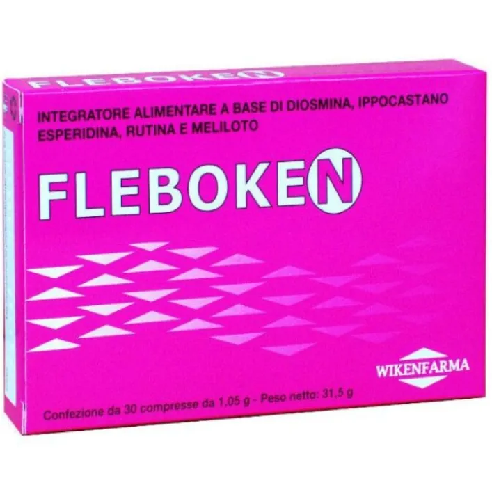 Fleboken 30 Compresse - Integratore Alimentare