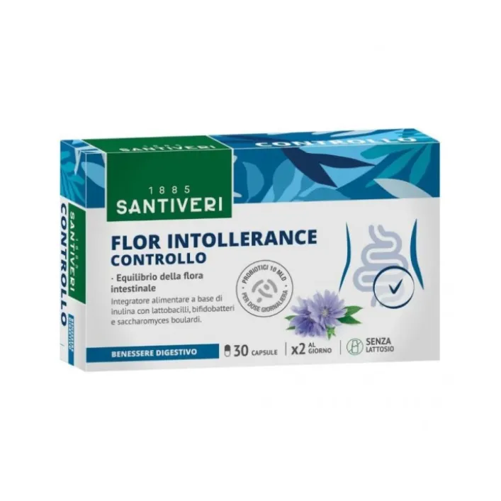 Flor Intollerance Control 30 capsule - Integratore Equilibrio della Flora Intestinale