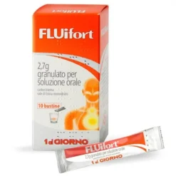 Fluifort Granulato 2,75 grammi Carbocisteina Mucolitico 10 Bustine