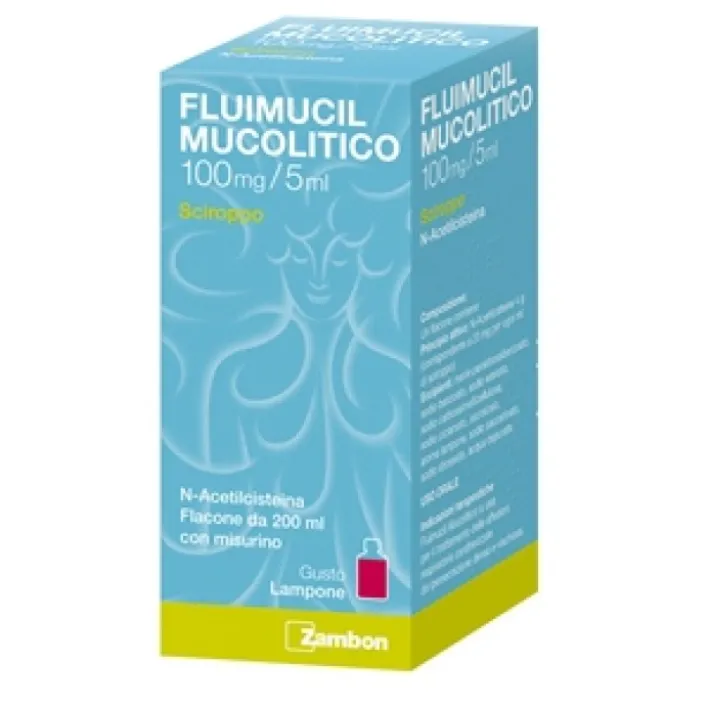 Fluimucil Mucolitico 100 mg/5 ml Sciroppo Epettorante 200 ml