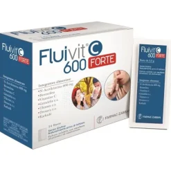 Fluivit C 600 Forte 14 bustine - Integratore Alimentare