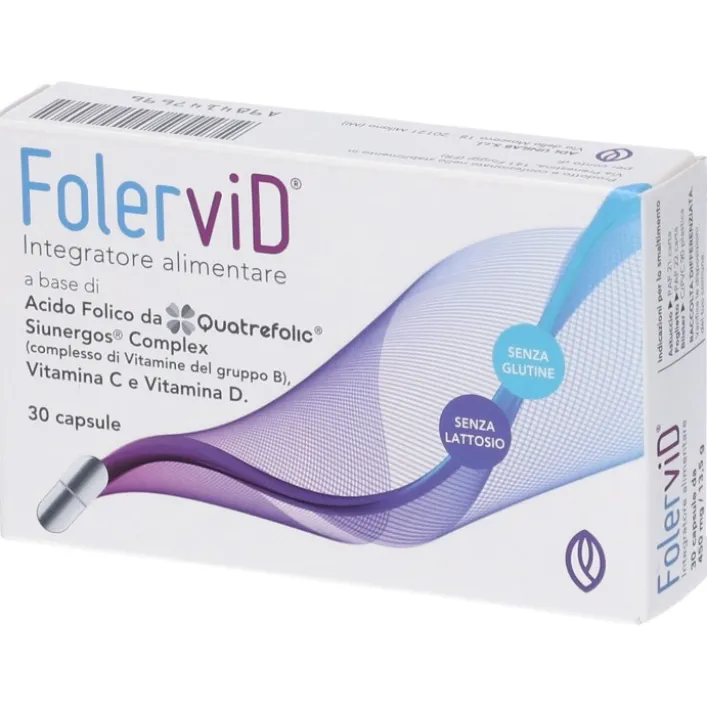 Folervid 30 capsule - Integratore Gravidanza e Allattamento