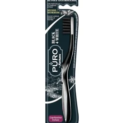 Forhans Black 4 White Spazzolino al Carbone Attivo