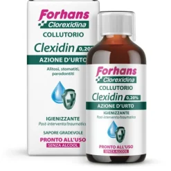 Forhans Clexidin Collutorio 0,20%Senza Alcool 200 ml