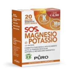 Forhans Puro Magnesio Potassio e Baobab 20 Bustine - Integratore Alimentare