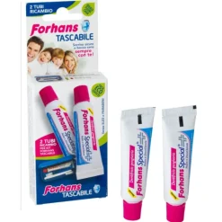 Forhans Tascabile Kit Ricambio Dentifricio 2 x 12,5 ml