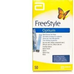 Freestyle Optium Strisce Reattive Glicemia 50 pezzi