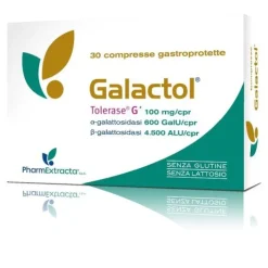 Galactol 30 compresse - Integratore Tolerase G e Alfa/Beta Galattosidasi