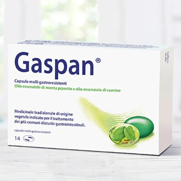 Gaspan per Disturbi Gastrointestinali 14 Capsule