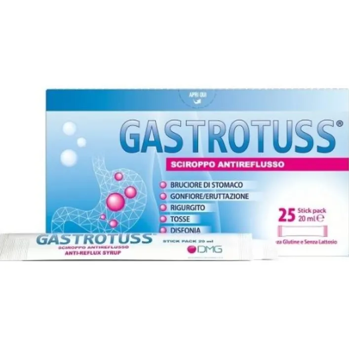 Gastrotuss Sciroppo Antireflusso 25 stick