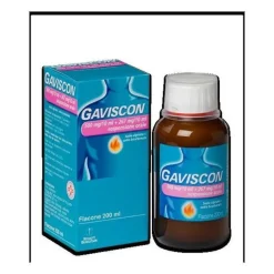 Gaviscon Sospensione Orale Aroma Finocchio 500 mg + 267 Flacone 200 ml
