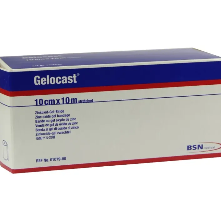 Gelocast Benda Elastica Ossido di Zinco 10 m x10 cm