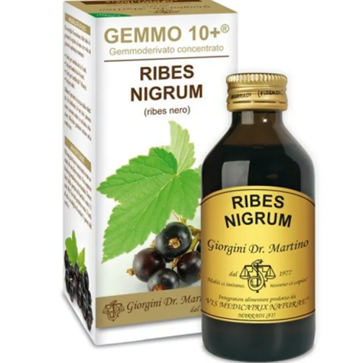 Gemmo 10+ Ribes Nero Analcolico 100 ml Dr. Giorgini - Integratore Alimentare