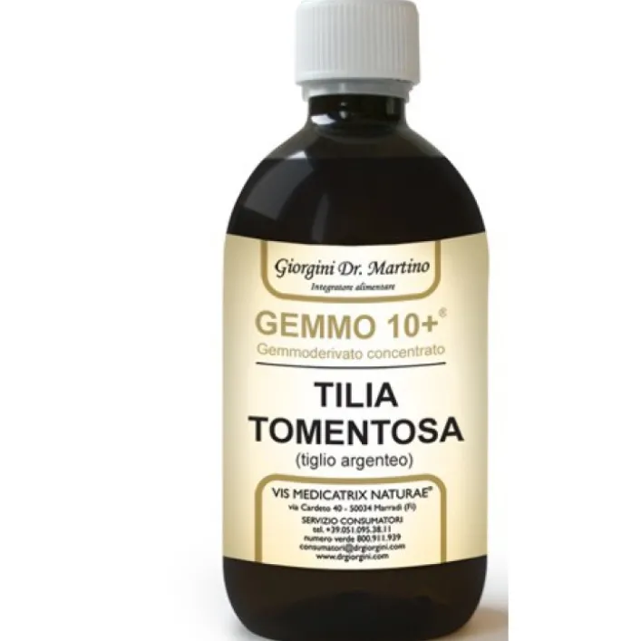 Gemmo 10+ Tiglio Artenteo Liquido Analcolico Dr. Giorgini 500 ml - Integratore Alimentare