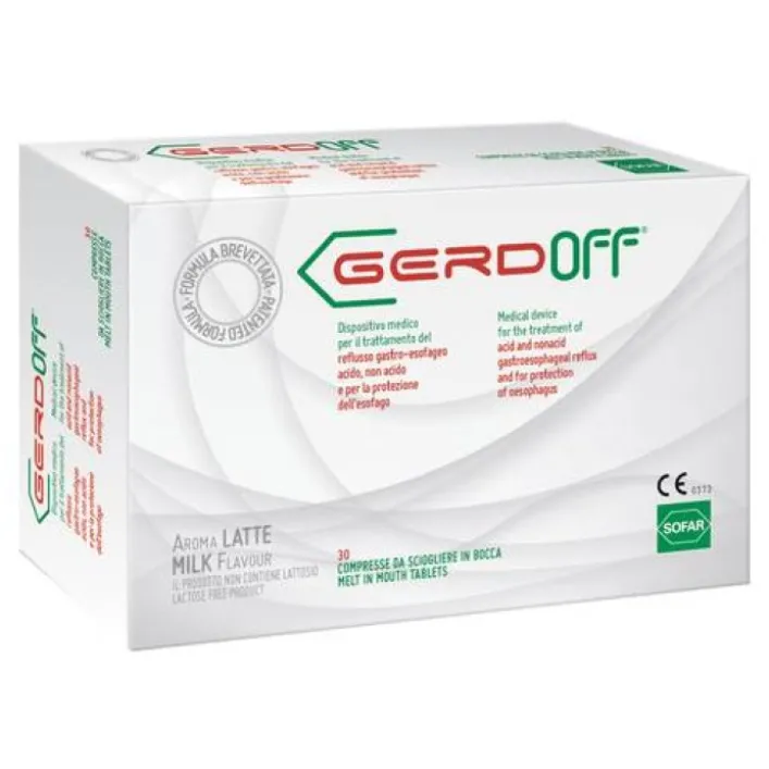 Gerdoff Gusto Latte 30 Compresse - Integratore Alimentare
