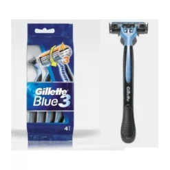 Gillette Rasoio Usa e Getta Blue III Standard 4 Pezzi