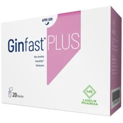 Ginfast Plus 20 Bustine - Integratore Contro Disturbi del Ciclo Mestruale