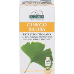 Ginkgo Biloba Estratto Titolato Dr. Giorgini 60 Pastiglie - Integratore Alimentare