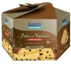 Giusto Panettone al Cioccolato Senza Zucchero 600 grammi