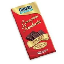 Giusto Senza Zuccheri Cioccolato Fondente Tavoletta da 85 grammi