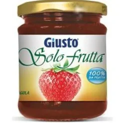 Giusto Senza Zuccheri Solo Frutta Fragola 284 grammi