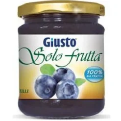 Giusto Senza Zuccheri Solo Frutta Mirtillo 284 grammi