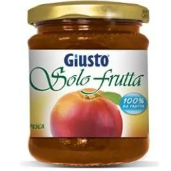 Giusto Senza Zuccheri Solo Frutta Pesca 284 grammi