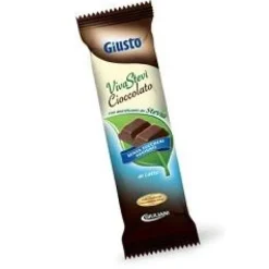 Giusto Senza Zuccheri VivaStevi' Latte Barretta con Stevia 35 grammi