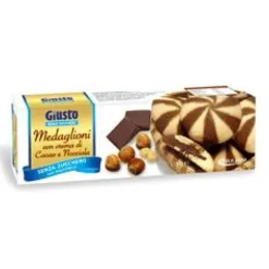 Giusto Senza Zucchero Medaglioni al Cacao 175 grammi