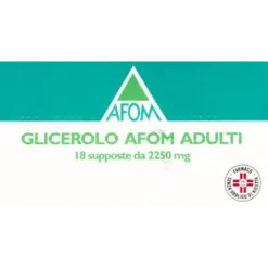 Glicerolo Afom Adulti 2250 mg 18 Supposte
