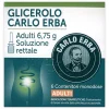 Glicerolo Carlo Erba Adulti 6 Microclismi 6,75 g - Lassativo