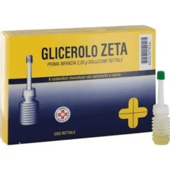 Glicerolo Zeta Prima Infanzia 2,25 grammi Soluzione Rettale 6 Monodose con Camomilla e Malva