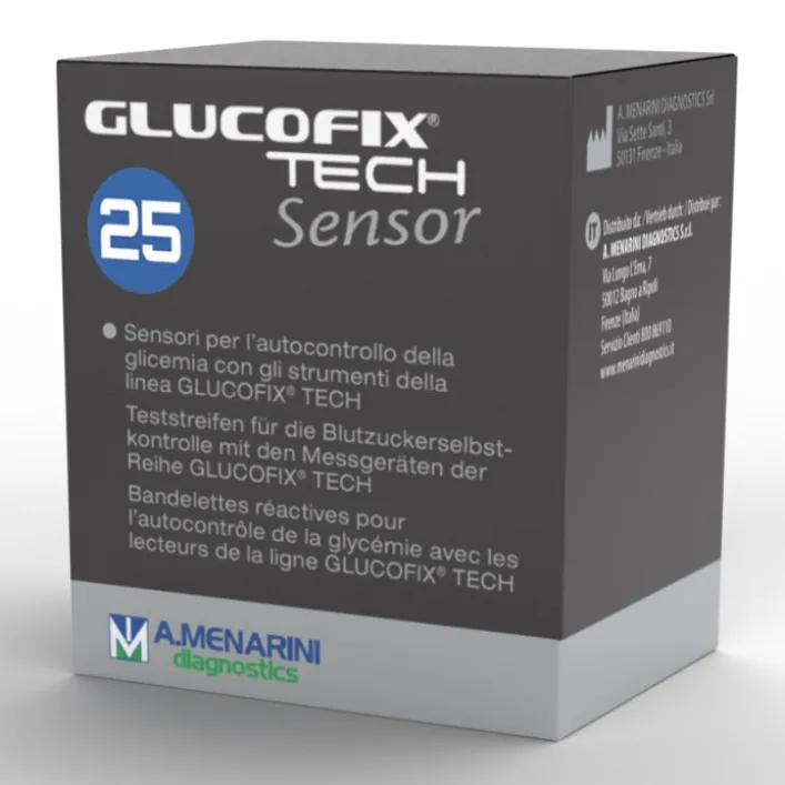 Glucofix Tech Sensor 25 Strisce Reattive
