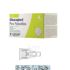 Glucoject Pen Needles G32 4 mm Aghi per Penne da Insulina 100 pezzi