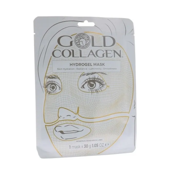 Gold Collagen Hydrogel Mask Maschera Viso 1 pezzo